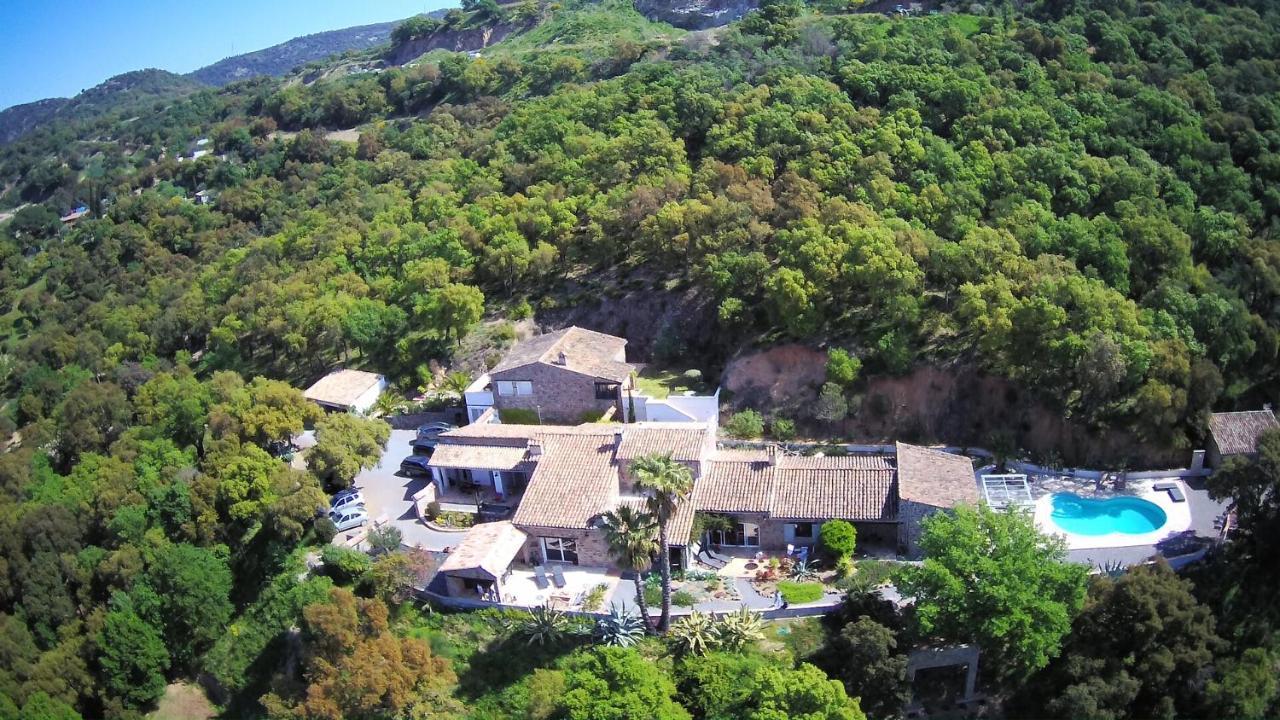 Bed and Breakfast Les Aurochs Grimaud Exteriér fotografie